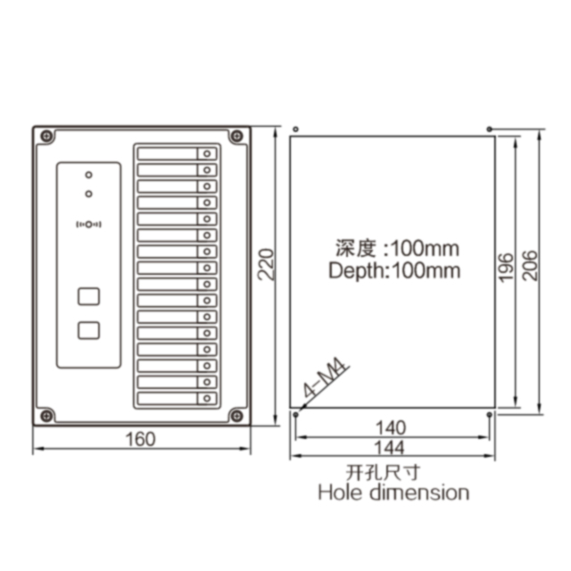 16KBJ-1FQ 監測報警復示器